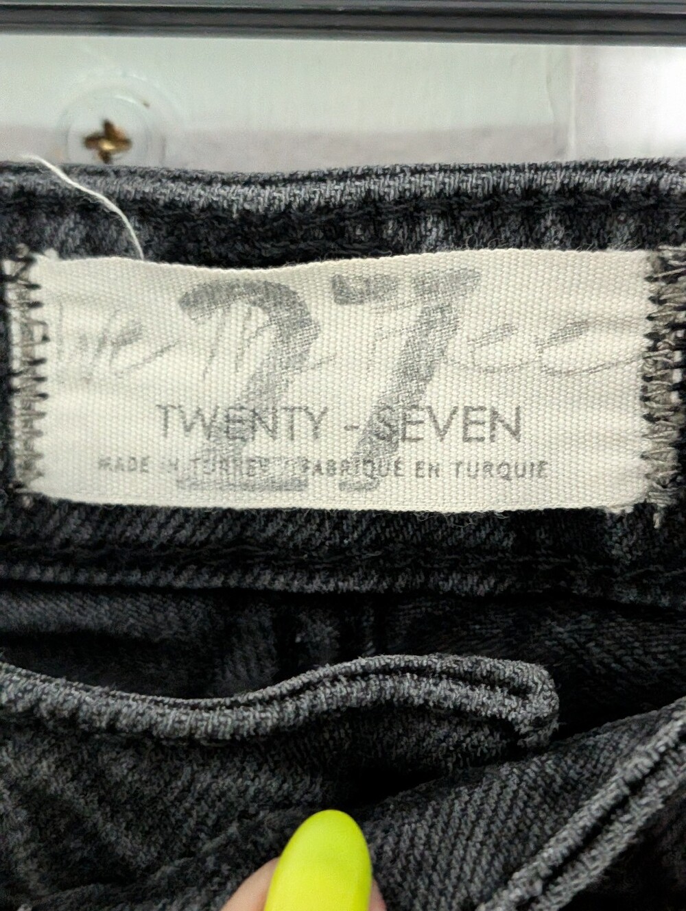 We The Free Twenty Seven Black Straight Leg Jeans Size 27 - Picture 3 of 6